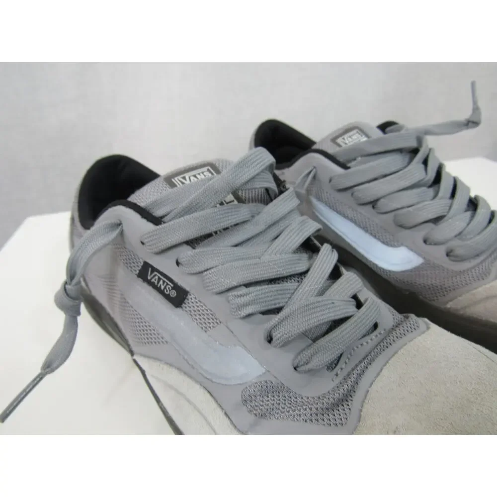 Men's Vans Ave Pro Skate Sneakers Reflective Gray Size 6.5 Suede Grey